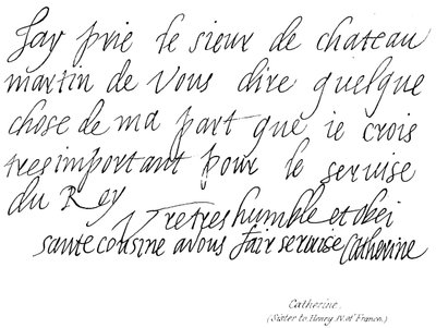 Catherine, (søster til Henrik IV af Frankrig) af English School