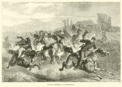 Kavalleriegefecht bei Niederbronn, Juli 1870 von English School