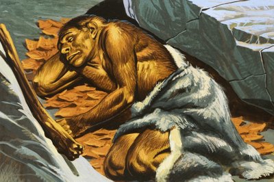 Hulemand sover af English School