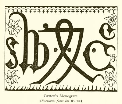 Caxtons monogram af English School