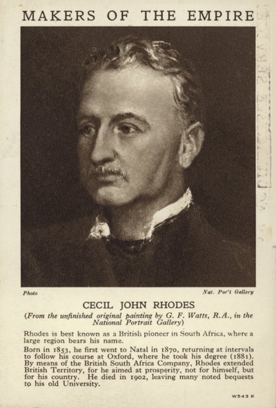 Cecil John Rhodes af English School