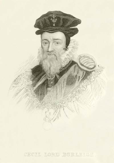 Cecil Lord Burleigh af English School