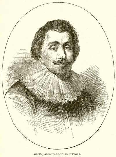 Cecil, anden lord Baltimore af English School