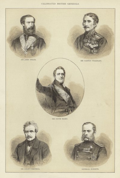 Berømte britiske generaler af English School