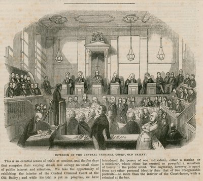 Central Criminal Court, Old Bailey af English School