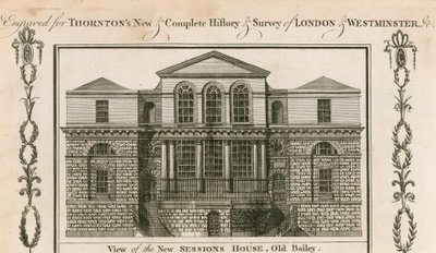 Central Criminal Court, andet post-Fire Sessions House af English School