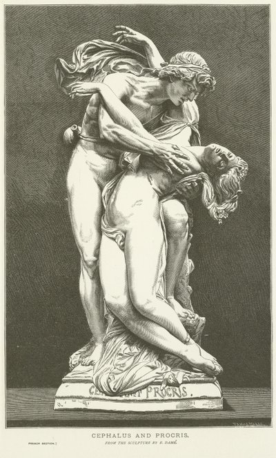 Cephalus og Procris af English School