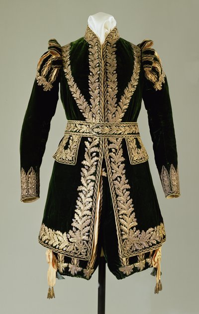 Ceremonikostume, 1821 (tekstil) af English School