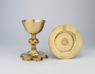 Kalk og paten, 1507-08 (guld med emalje) af English School