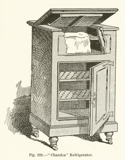 Chandos køleskab af English School