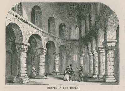 Kapel i Tower of London af English School