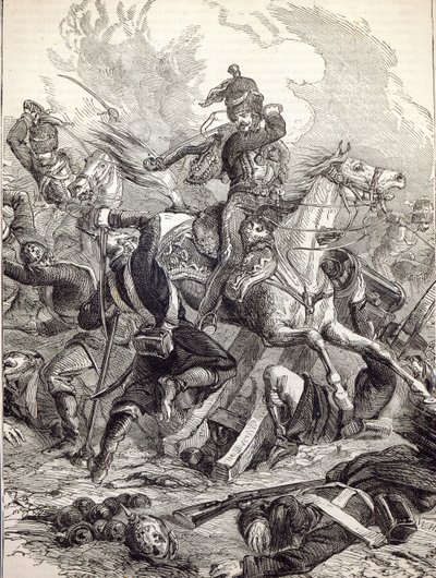 Charge of the Light Brigade, illustration fra 