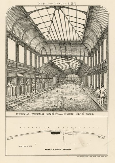 Charing Cross Baths af English School