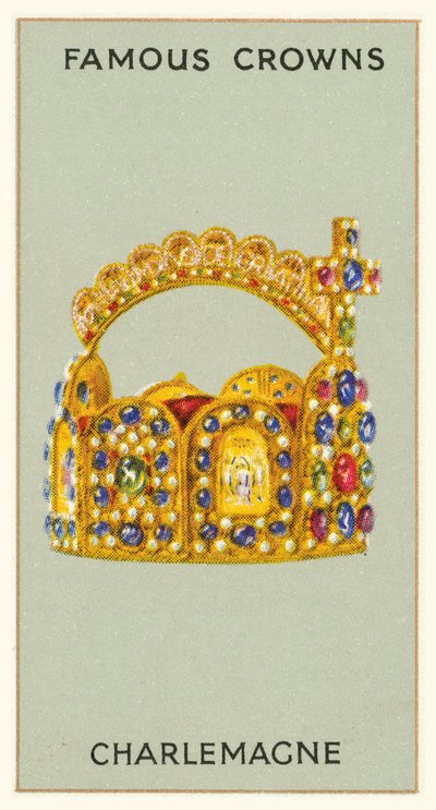 Karl den Store (chromolitho) af English School