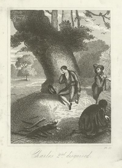 Charles 2. forklædt af English School