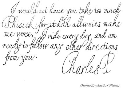 Charles II (da P af Wales) af English School