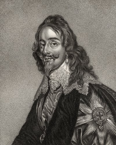 Charles I, graveret af Bocquet, fra 