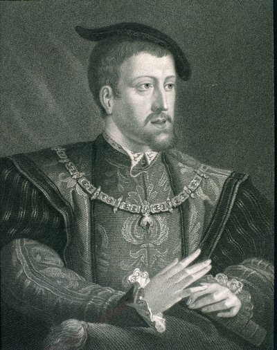 Charles V (1500-58) hellig romersk kejser og konge af Spanien, fra 
