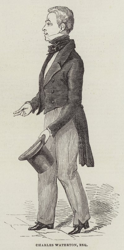 Charles Waterton, Esquire (gravering) af English School