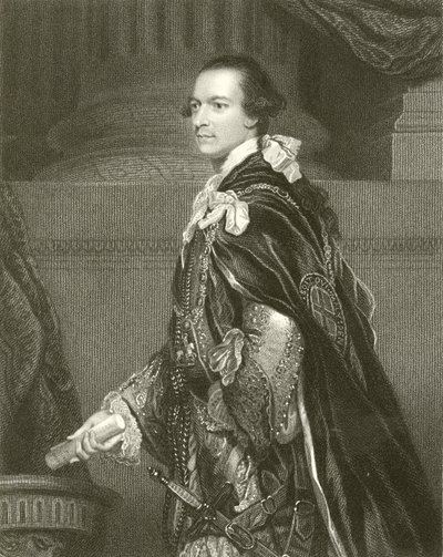 Charles Wentworth, markis af Rockingham af English School