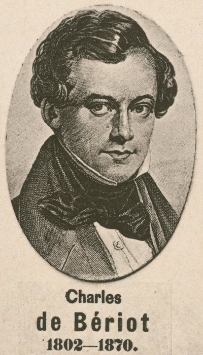 Charles de Beriot (gravering) af English School