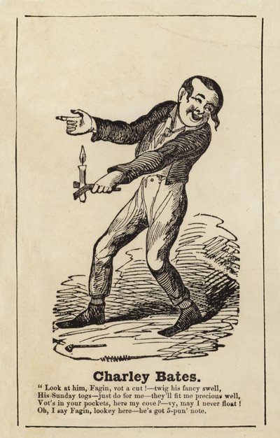 Charley Bates fra Oliver Twist af English School