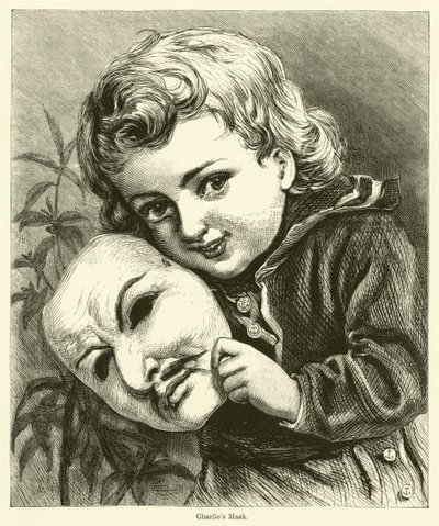 Charlies maske (gravering) af English School