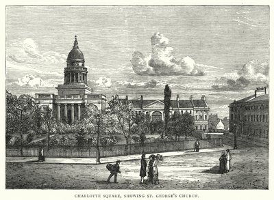 Charlotte Square, der viser St. George