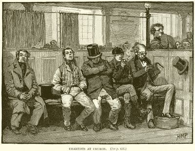 Chartister i kirken af English School