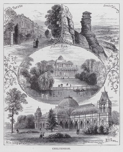 Cheltenham (gravering) af English School