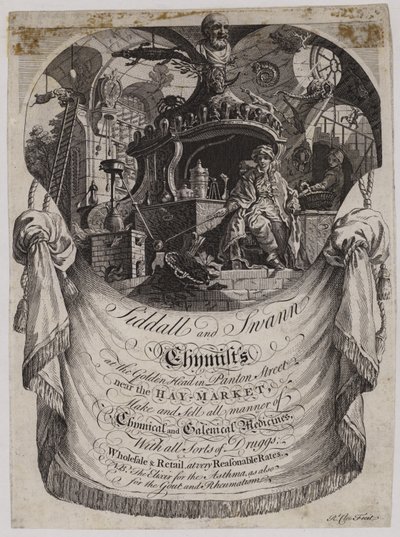 Kemikere og læger, Siddall og Swan, fagkort af English School