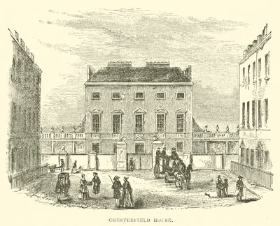 Chesterfield House (gravering) af English School