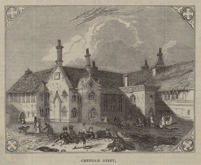 Chetham Abbey (gravering) af English School