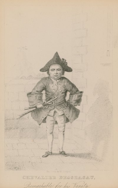 Chevalier Desseasau, bemerkenswert für seine Eitelkeit von English School