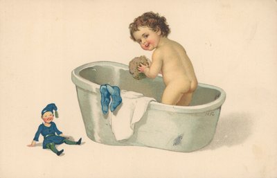 Barn i bad af English School