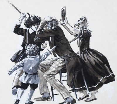 Børn angriber af English School