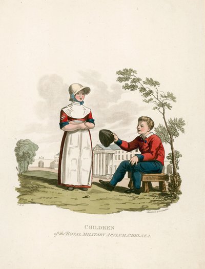 Børn fra Royal Military Asylum, Chelsea af English School