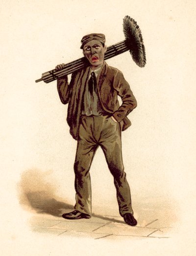 Skorstensfejer (chromolitho) af English School