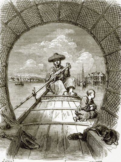 Kinesisk båd af English School