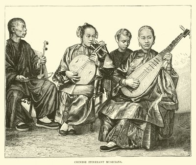 Chinese itinerant musicians  af English School