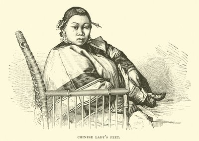 Chinese ladys feet  af English School