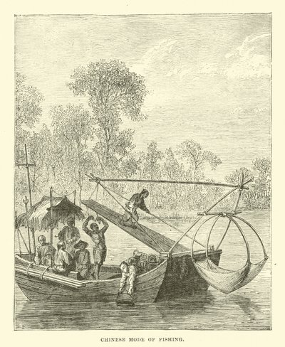 Chinese mode of fishing  af English School