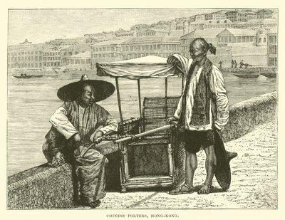 Chinese porters, Hong-Kong  af English School