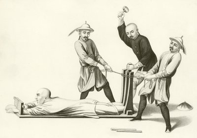 Kinesisk afstraffelse af stativet af English School