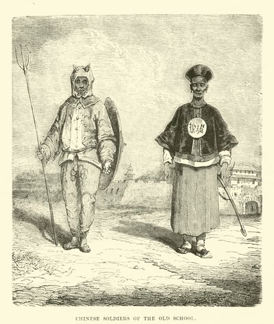 Chinese soldiers of the old school  af English School