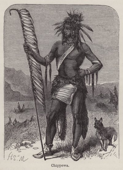 Chippewa (gravering) af English School