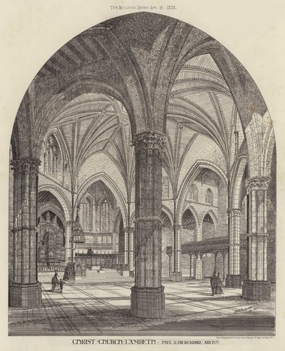 Christ Church, Lambeth (gravering) af English School