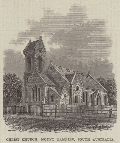 Christ Church, Mount Gambier, South Australia (gravering) af English School