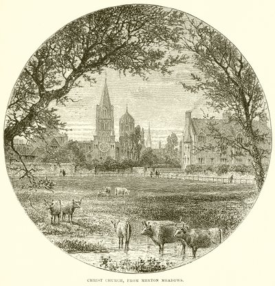 Christ Church, fra Merton Meadows af English School