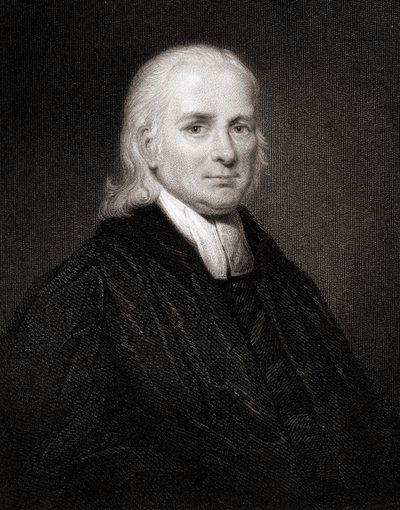 Christian Friedrich Schwartz (1726-96) fra Gallery of Portraits, udgivet i 1833 af English School